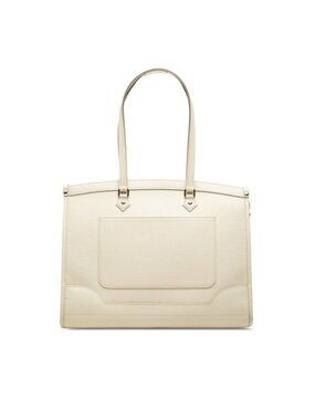 Louis Vuitton Epi Madeleine GM Tote Bag Ivoire White Leather